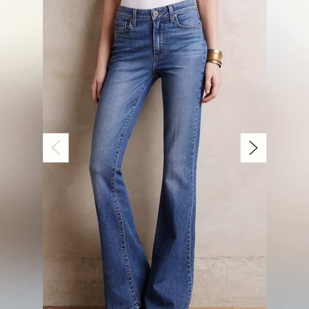 PAIGE Low-Rise Bell Canyon Flare Jeans